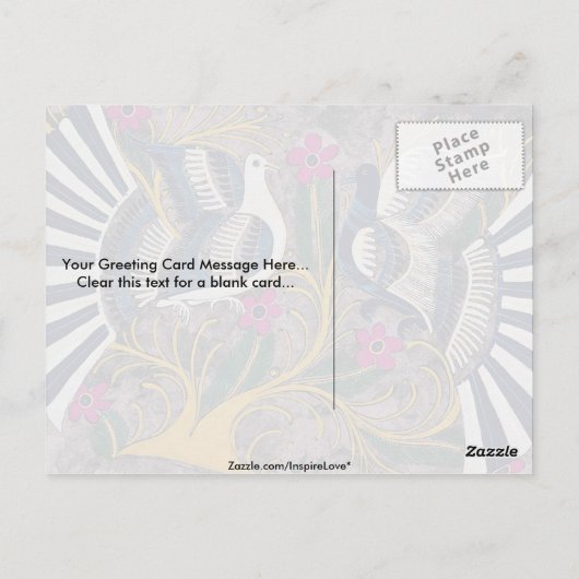 メキシ色彩の鮮やかコ・クエルナバカ州メキシコデザイン ポストカード (裏面)