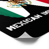 メキシ誇りを持ったコ移民ラティーノアンチ-Rの娘 ポスター (角)