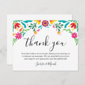 メキシ鮮やかカラフルコインスパイアフローラ サンキューカード (正面/裏面)