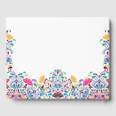 メキシ鮮やかカンフィエスタスタイルレインボー結婚ズ ゲストブック (裏面)