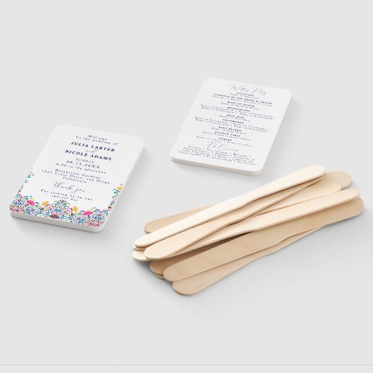 メキシ鮮やかカンフィエスタスタイルレインボー結婚ズ ハンドファン (組立なし)