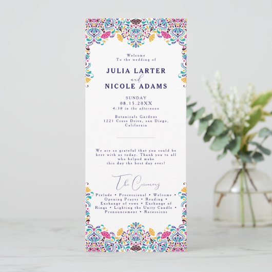 メキシ鮮やかカンフィエスタスタイルレインボー結婚ズ プログラム (スタンド正面)