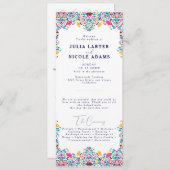 メキシ鮮やかカンフィエスタスタイルレインボー結婚ズ プログラム (正面/裏面)