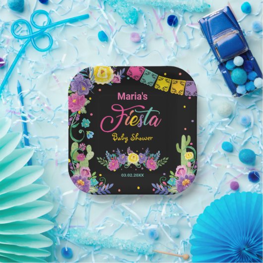 メキシ鮮やかコの花フローラフェスタ赤ちゃんシャワー ペーパープレート (パーティー)