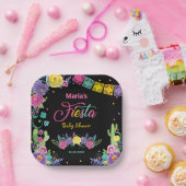 メキシ鮮やかコの花フローラフェスタ赤ちゃんシャワー ペーパープレート (パーティー)