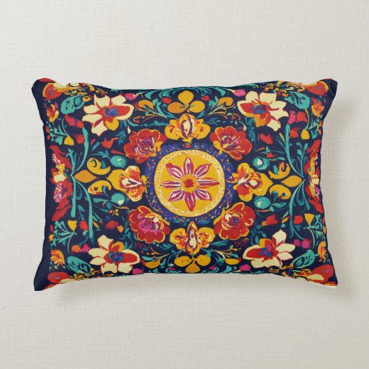 メキシ鮮やかコフィエスタ枕 アクセントクッション (正面)