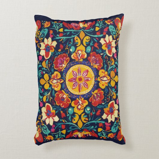 メキシ鮮やかコフィエスタ枕 アクセントクッション (正面(垂直))