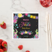 メキシ鮮やかコフローラフィエスタベビーシャワーガール スタンダードカクテルナプキン (インサイチュ)