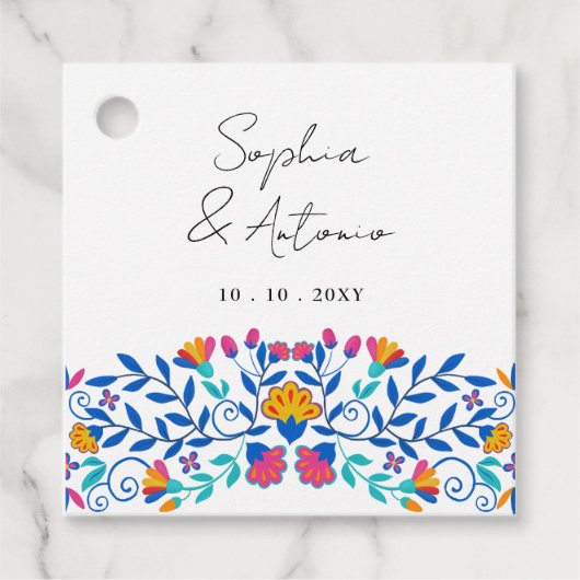 メキシ鮮やかコフローラフィ結婚エスタ フェイバータグ (正面)