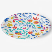 メキシ鮮やかコフローラフィ結婚エスタ ペーパープレート (アングル)