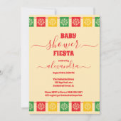 メキシ鮮やかコフローラ赤ちゃんシャワー 招待状 (正面)