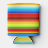 メキシ鮮やかコ毛布の伝統的セラペ 缶クーラー (正面)