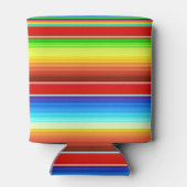 メキシ鮮やかコ毛布の伝統的セラペ 缶クーラー (裏面)