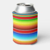 メキシ鮮やかコ毛布の伝統的セラペ 缶クーラー (缶裏面)