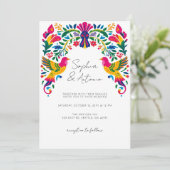 メキシ鮮やかコ鳥オトミフローラフェスタ結婚ズ 招待状 (スタンド正面)