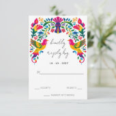 メキシ鮮やかコ・オトミバード・フローラ・フェスタ結婚ズ 出欠カード (スタンド正面)