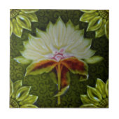 メキンアールヌーボーマジョリカフェイクレリーフ、 浮き彫りレプロ タイル (正面)