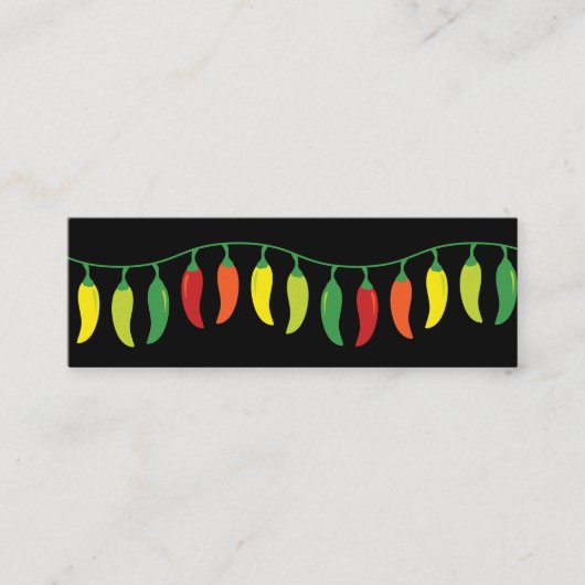 メキ最高のシコ料理店の名刺 スキニー名刺 (正面)