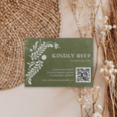 メキ素朴シコ結婚ン・グリーンのQRコード 出欠カード