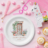 メキ素朴シ結婚コ紙プレート ペーパープレート (パーティー)