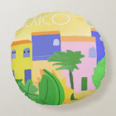 メキ絵を描シコ美術 ラウンドクッション (裏面)