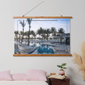 メキ鮮やかシクリゾート 吊り下げ型タペストリー (寝室)