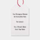 メギラエスター引用文ヘブライ語for Mishloach Manot ギフトタグ (裏面)