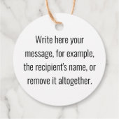 メギラエスター引用文ヘブライ語for Mishloach Manot フェイバータグ (裏面)