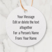 メギラエスター引用文ヘブライ語for Mishloach Manot フェイバータグ (裏面)