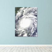 メギ台風 キャンバスプリント (インサイチュ (ウッドフロア))