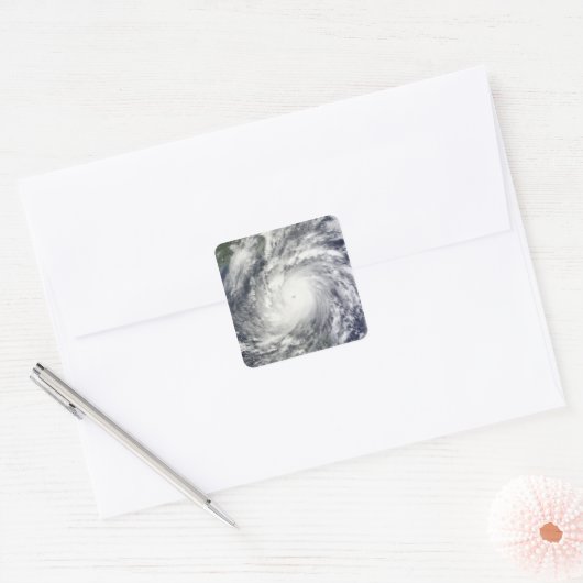 メギ台風 スクエアシール (封筒)