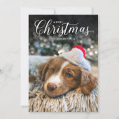 メクラシックリークリスマス型フォトカード シーズンカード (正面)