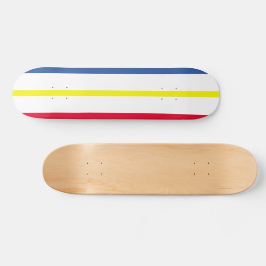 メクレンブルク西ポメラニアスケートボード国旗 スケートボード (横)