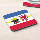 メクレンブルク西ポメラニア州旗 コースター (左側)