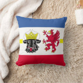 メクレンブルク西ポメラニア装飾用クッション国旗 クッション (ブランケット)