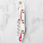 メクレンブルク西部ポメラニアウェイター国旗 ソムリエナイフ (正面)