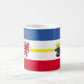 メクレンブルク西部ポメラニアコーヒーマグ国旗 コーヒーマグカップ (中央)