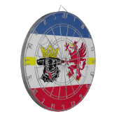 メクレンブルク西部ポメラニアダートボード国旗 ダーツボード (正面左)