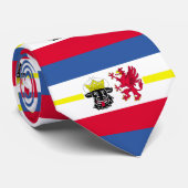 メクレンブルク西部ポメラニアネックタイ国旗 ネクタイ (ロール)