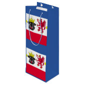 メクレンブルク西部ポメラニアワインギフトバ国旗 ワインギフトバッグ (裏面アングル)