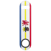 メクレンブルク西部ポメラニア国旗のスピードボトル スピード栓抜き (正面)