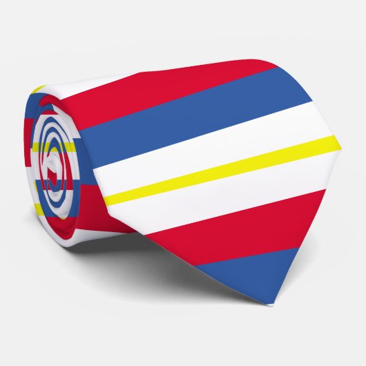 メクレンブルク西部ポメラニア国旗のネクタイ ネクタイ (ロール)