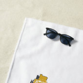 メクレンブルク – 西ポメラニアヴィナートドイツの地図 ビーチタオル (インサイチュ)