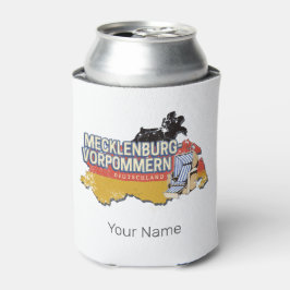 メクレンブルク – 西ポメラニアヴィナートドイツの地図 缶クーラー