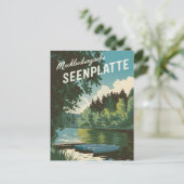 メクレンブルジシュセエンプラットドイツヴィンテージ ポストカード (スタンド正面)