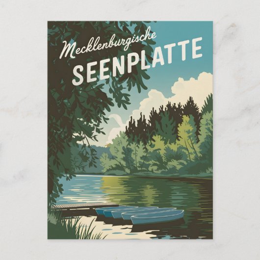 メクレンブルジシュセエンプラットドイツヴィンテージ ポストカード (正面)