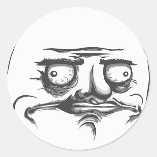 メグスタダイナミックデザインステッカー ラウンドシール (正面)