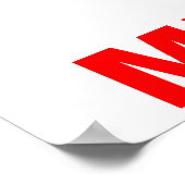 メグスタ文字 ポスター (角)