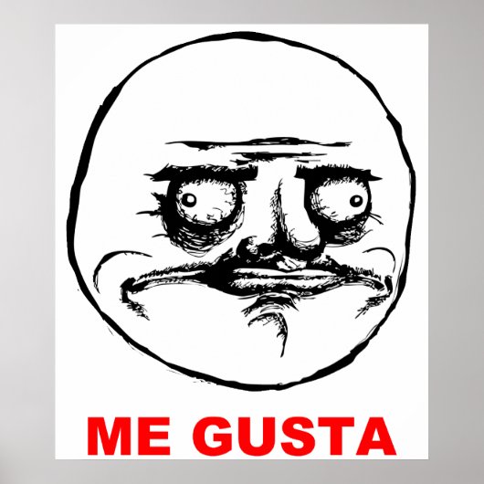 メグスタ文字 ポスター (正面)