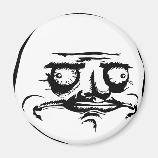 メグスタ顔 マグネット (正面)